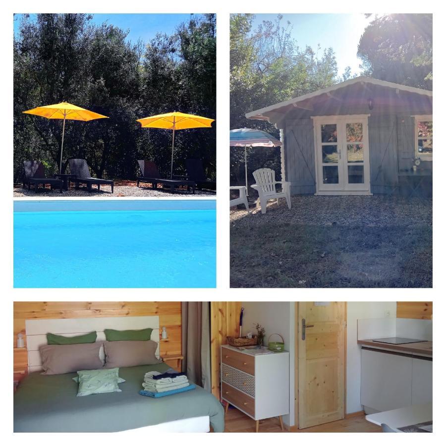 Chalet "Le Petit Olivier" Gites Appart 'Hotel L'Echappee Belle D'Aubenas Logement 2 Sur 3 المظهر الخارجي الصورة